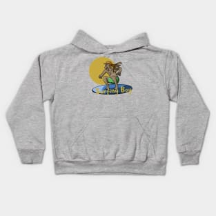 Surfing Boy Kids Hoodie